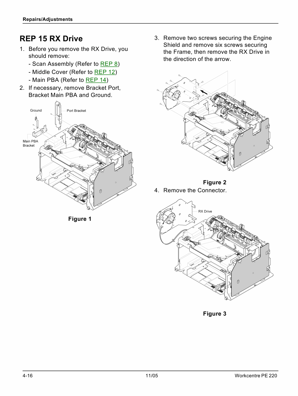 Xerox WorkCentre PE-220 Parts List and Service Manual-4